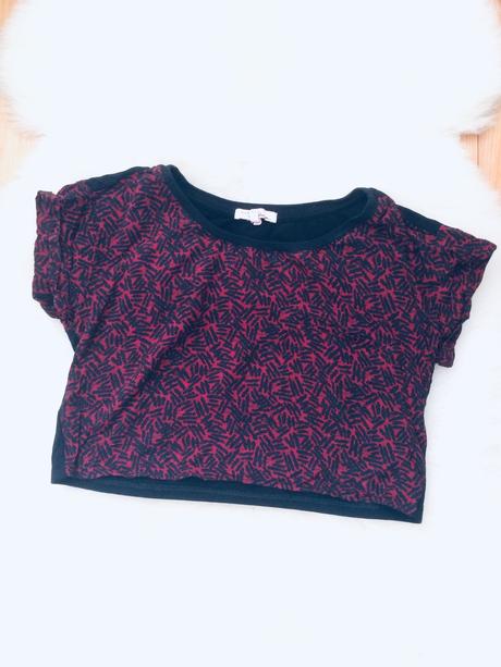 Crop tricko bershka, bershka,xs