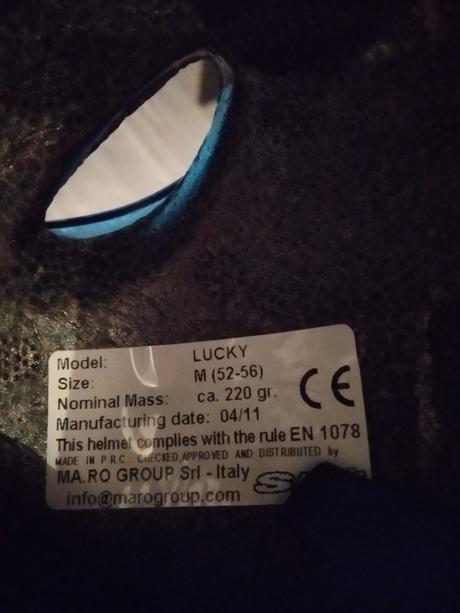 Detská cyklistická helma, m