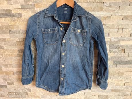 Rifľová košeľa nenosená, gap,122