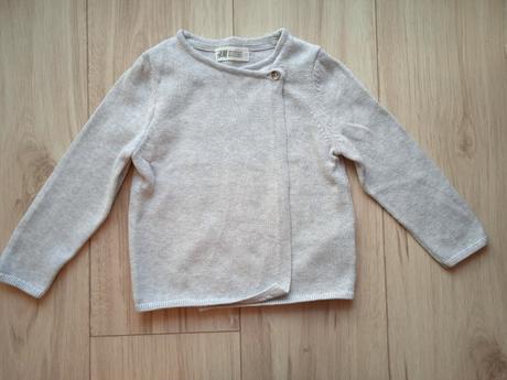 Šedý svetrík / kardigan h&m, veľ.104, h&m,104