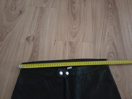 Kožené nohavice, h&m,40