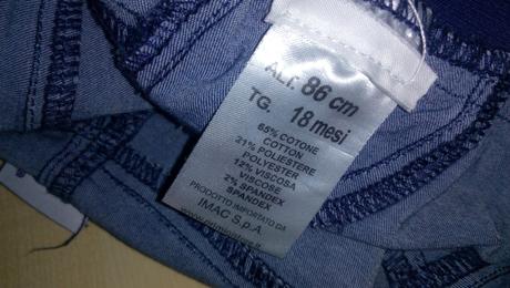 Štýlové rifle na gumu zn. primigi, primigi,86