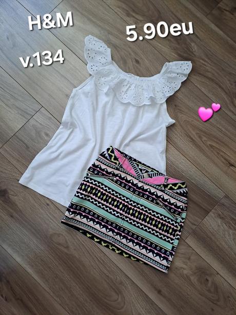 Tričko a sukňa h&m, h&m,134