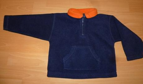 Flisova mikinka na zips s vreckom, ladybird,86