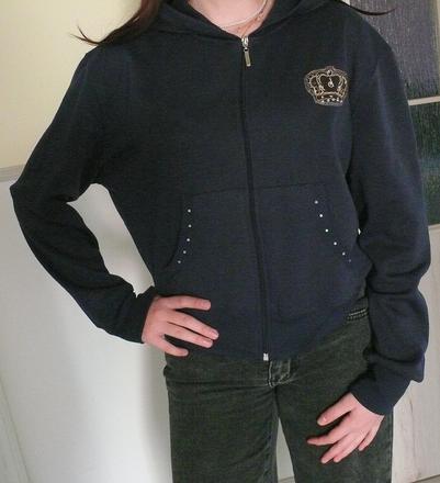 Mikina s korunkou m/l, m