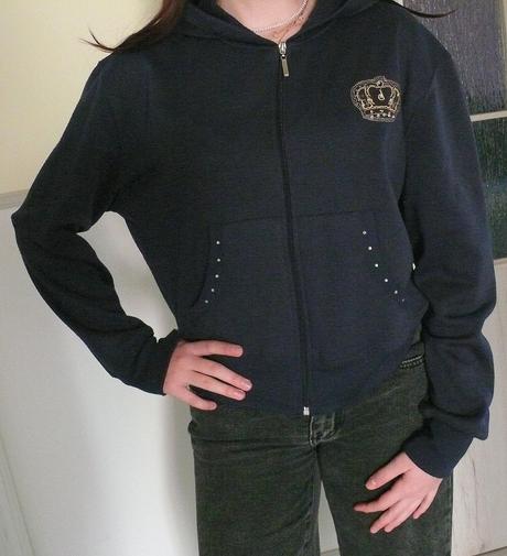 Mikina s korunkou m/l, m