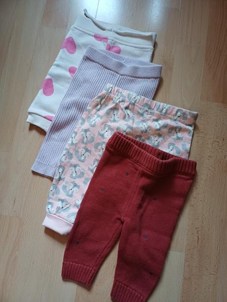 4x tepláčiky v.62 1-3mesiace, 62