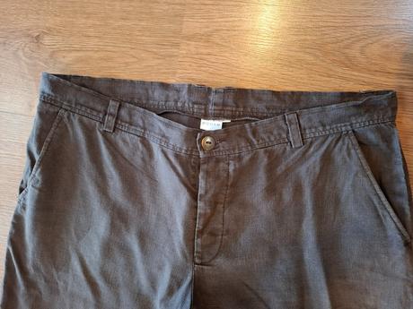 Pánske ľanové nohavice veľ l/34 značka pohan, l