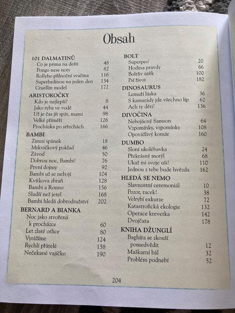 100 pohádek o zvířátkách walt disney, 