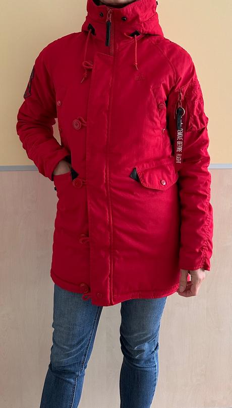 Alpha industries zimna parka/bunda, s