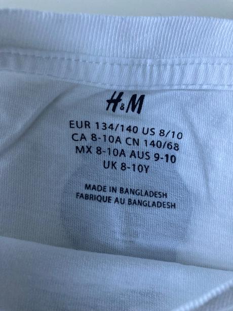 Tričko h&m, vel 134-140, h&m,134