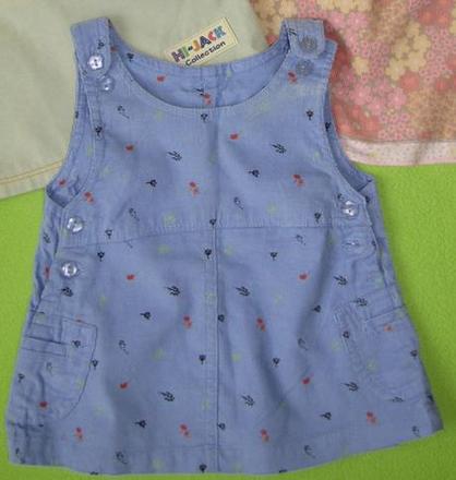 Modré šaty, track&field,74