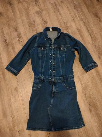 Riflové šaty, only,38