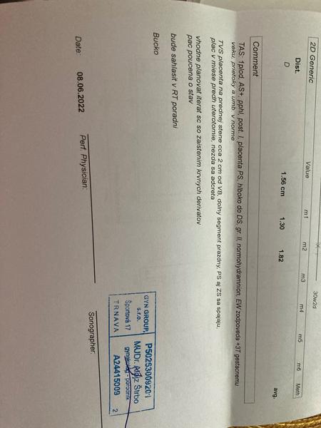 Môže sa nízko uložená placenta ešte dvihnúť?