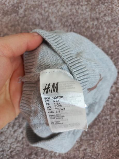 Tenka ciapka, h&m, 110/128, h&m,110