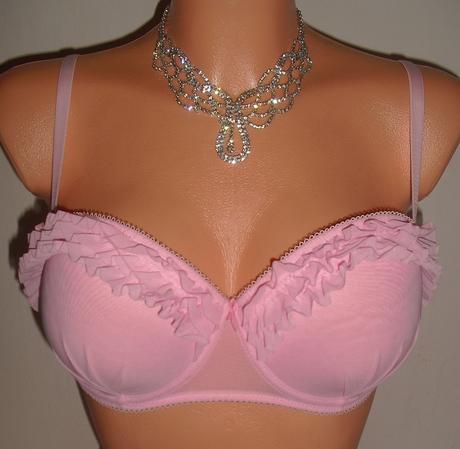 Babydoll romanticka podprsenka s volanikmi, 80c
