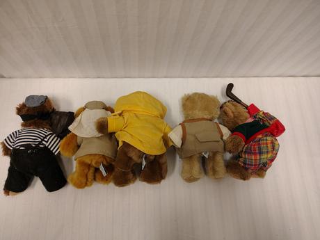 Zberateľ. sada 5ks medvedík the teddy bear collect, 
