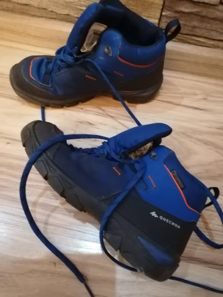 Teplejšie turisticke topanky, quechua,37