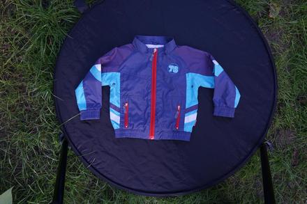 Jarna bunda 80/86, babykap,80