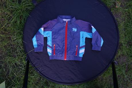 Jarna bunda 80/86, babykap,80