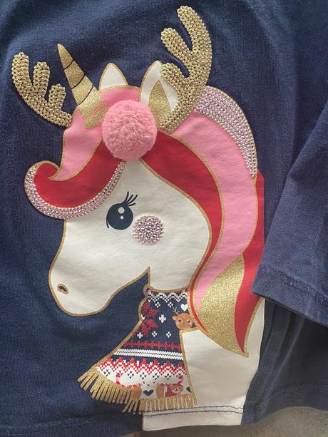 Tričko unicorn, c&a,128
