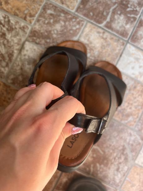 Dámske kožené sandále lasocki, lasocki,36