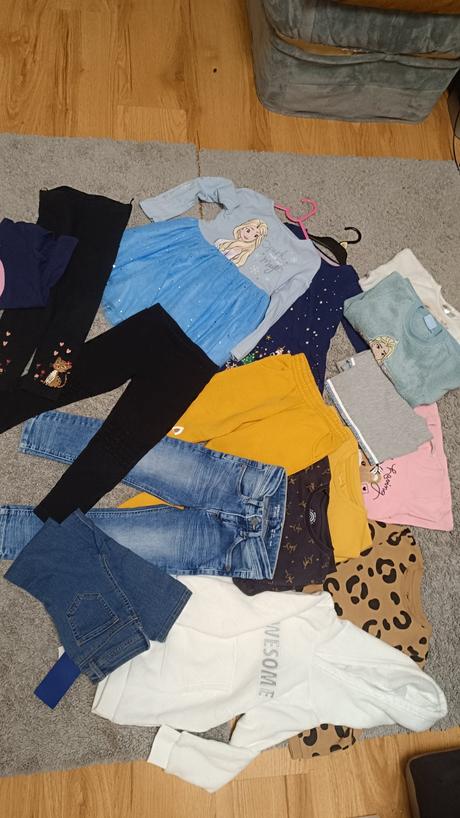 Balík oblečenia 104-110 lindex , h&m, f&f, c&a, 104–116