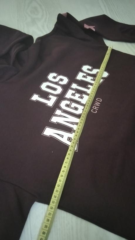 Bordová predĺžená mikina s poštovným, takko,158