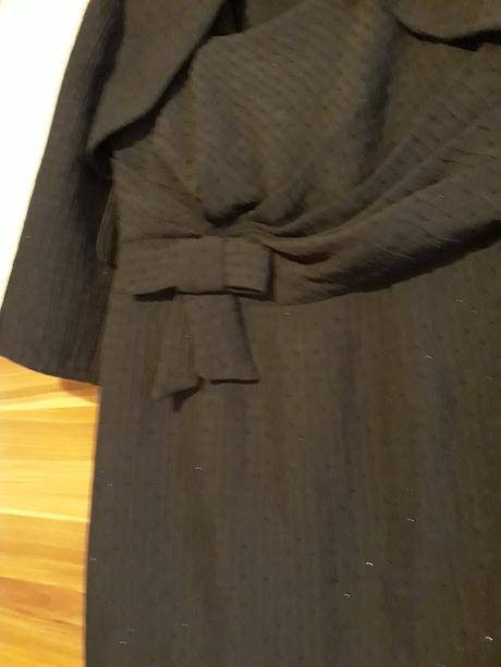 Cierne saty s bolerkom, xl