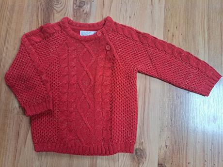 Červený sveter, ergee,80