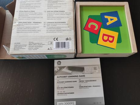 Abeceda - drevené písmenká, 