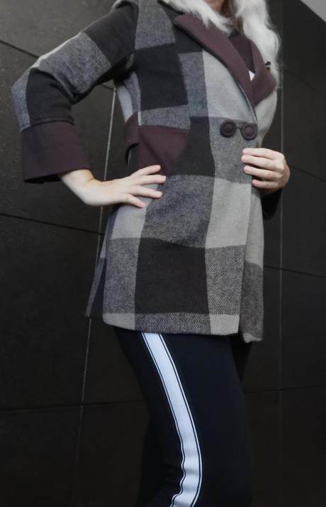 Kabátik kockovany, m