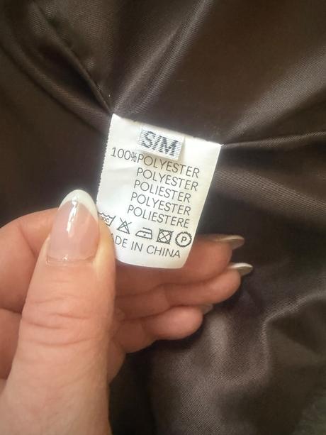 Kozusok hnedý dlhy vlas s/m, m