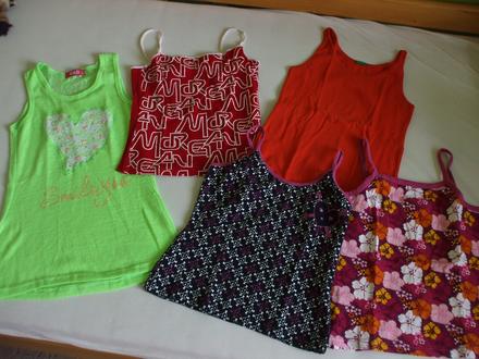 Sada letných tielok -  3 kusy, benetton,146