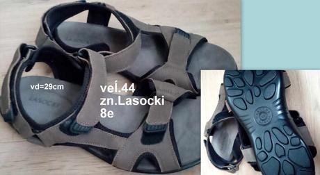 Pánske sandále veĺ.44, zn.lasocki, lasocki,44