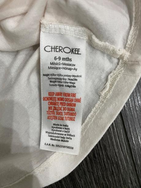 Dievčenske tričko velk.74, cherokee,74