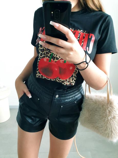 Koženkové kraťasy only xs, only,xs