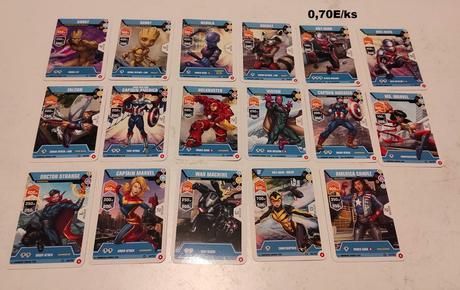 Kartičky mission arena iba vybalené, 