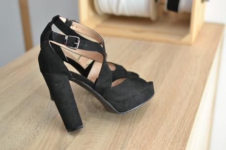 Čierne sandále 36, 36