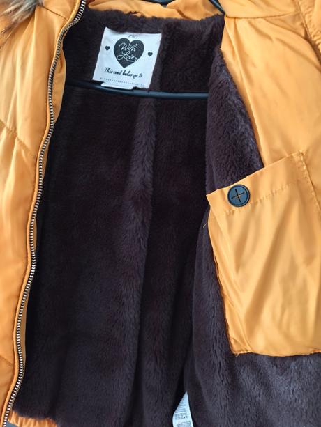 Horčicová teplá vetrovka, f&f,134