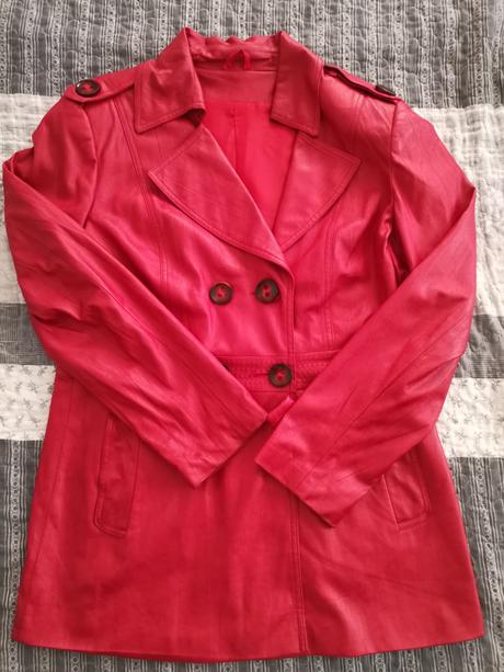 Dámske sako z ekokože, 44