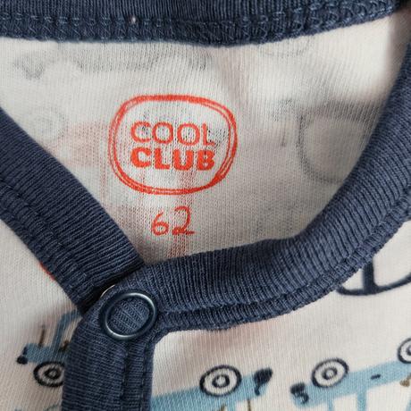 3x chlapčenské dupačky cool club 62, coolclub,62