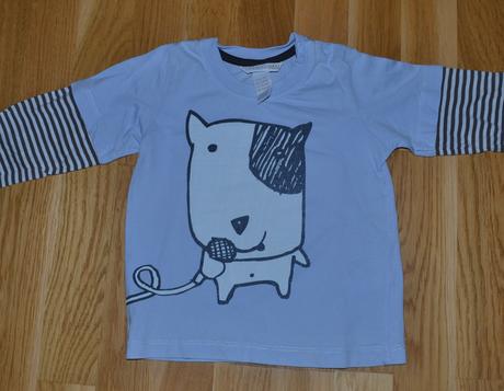 Tricko s dlhym rukavom, h&m,80