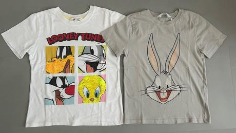 Tričká looney tunes, h&m,122