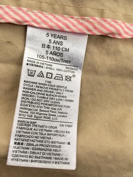 Gap kabatik na 4/5r., gap,104 / 110