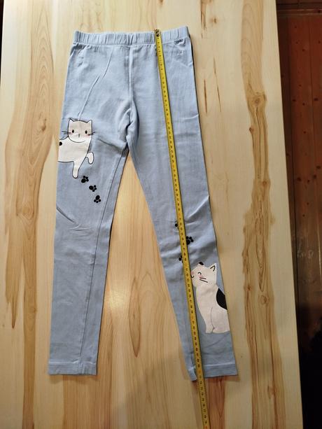 Tenké legínky s mačičkami, pepco,128