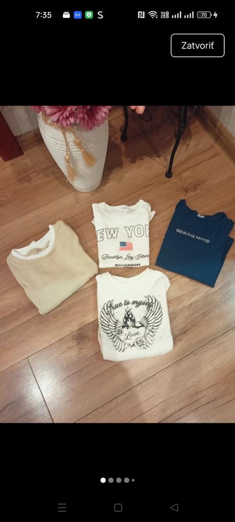 4x zara tričká s dlhým rukávom, zara,116