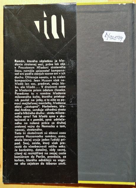 Otec putuje nocou, jean husson,