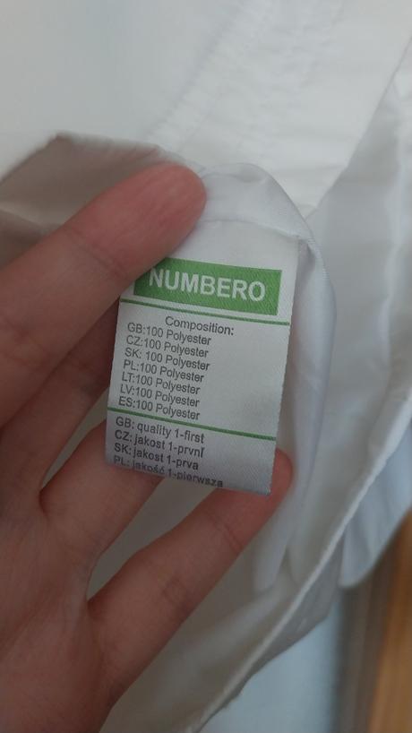 Biela nepremokava tenka bundicka xl, xl