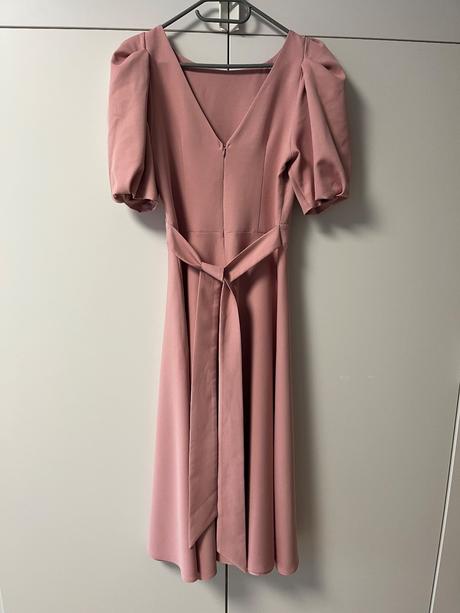 Staroružové spoločenské šaty midy, 38